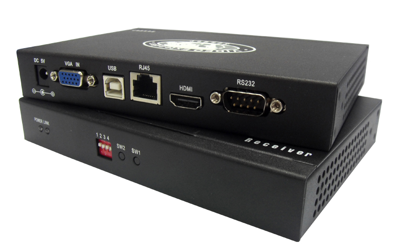 IPHV-120S（VGA/HDMI/DVI&USB&Audio&Mic&RS232網(wǎng)絡(luò)傳輸器）