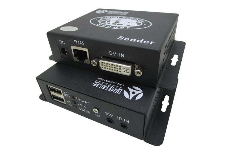 DVB-100DU(DVI&USB鍵鼠&遠(yuǎn)程開(kāi)關(guān)機(jī)&紅外延長(zhǎng)100米)