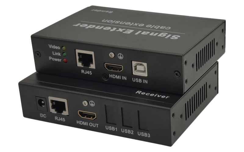 HDB-100M2(HDMI+USB2.0+開(kāi)關(guān)機(jī))延長(zhǎng)100米